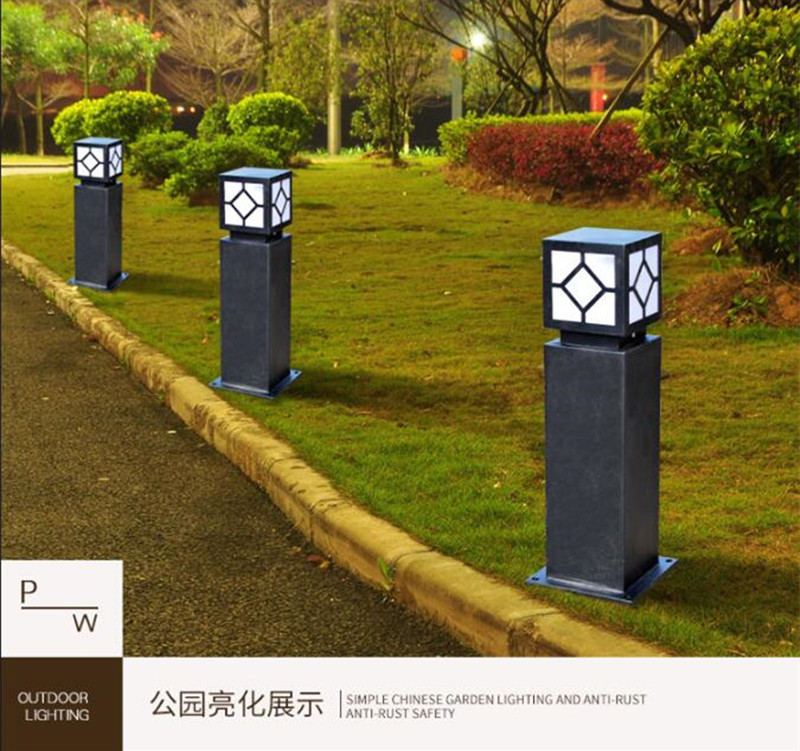 公园草坪灯亮化展示