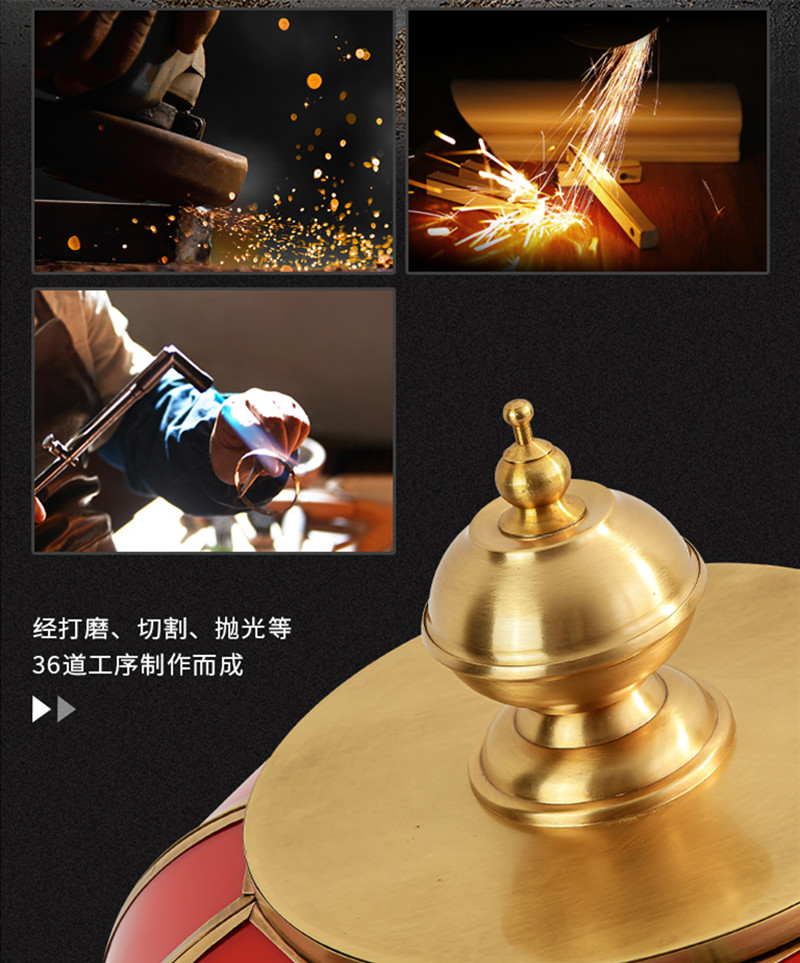 经打磨、切割、抛光等36道工序制作而成