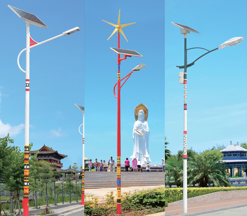 特色景区民族风太阳能路灯
