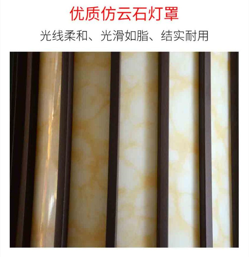 壁灯灯罩材质：优质仿云石