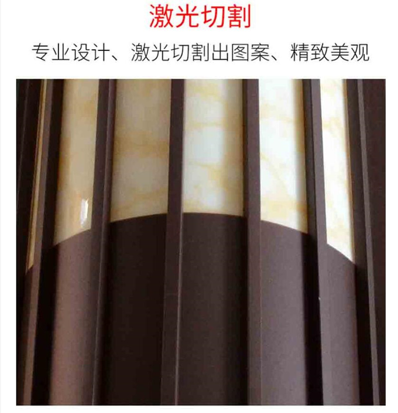 半圆形壁灯采用激光切割各类图案